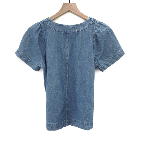 EUC Madewell Popover Swing Top - XS - Picture 5 of 7